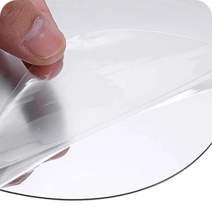 Buy 3 Get 1 Free – Oval Acrylic Mirror Wall Sticker (30x20 cm) | Unbreakable | Easy Stick Home Décor